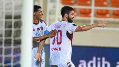 الوحدة ضد عجمان - المصدر: حساب رابطة المحترفين الإماراتية