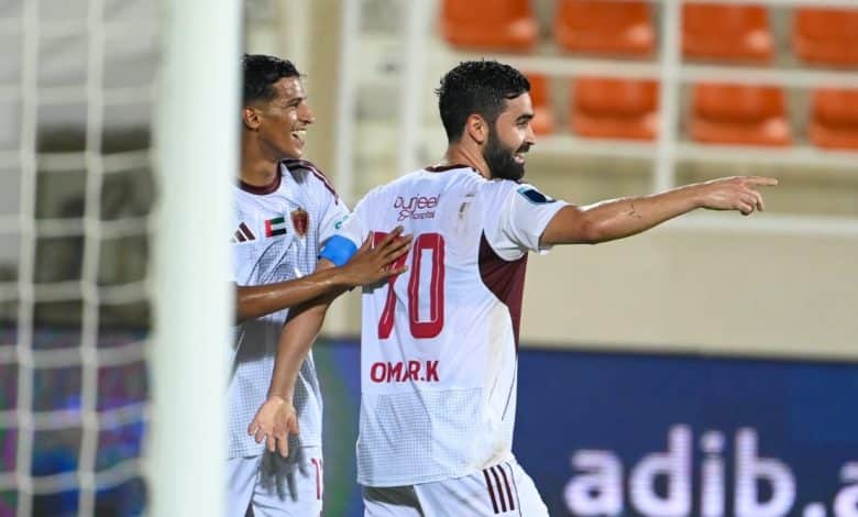 الوحدة ضد عجمان - المصدر: حساب رابطة المحترفين الإماراتية