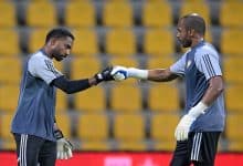 خالد عيسى وعلي خصيف - المصدر: الحساب الرسمي لمنتخب الإمارات