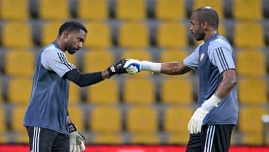 خالد عيسى وعلي خصيف - المصدر: الحساب الرسمي لمنتخب الإمارات