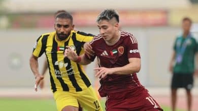 الوحدة ضد كلباء- المصدر: حساب رابطة المحترفين الإماراتية