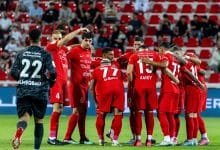 شباب الأهلي ضد بني ياس- المصدر: الحساب الرسمي لنادي شباب الأهلي