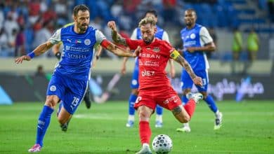 شباب الأهلي ضد النصر- المصدر: حساب رابطة المحترفين الإماراتية