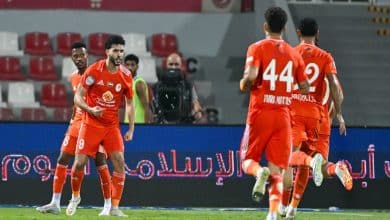 عجمان ضد الشارقة- المصدر: حساب رابطة المحترفين الإماراتية