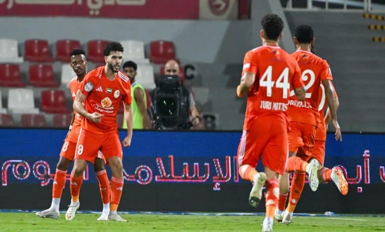 عجمان ضد الشارقة- المصدر: حساب رابطة المحترفين الإماراتية