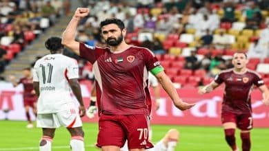 الوحدة ضد الجزيرة- المصدر: حساب رابطة المحترفين الإماراتية