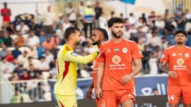 عجمان ضد بني ياس- المصدر: حساب رابطة المحترفين الإماراتية