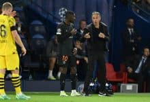 عثمان ديمبيلي - لويس إنريكي - باريس سان جيرمان - المصدر (Getty images)