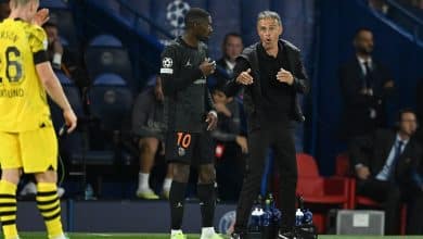 عثمان ديمبيلي - لويس إنريكي - باريس سان جيرمان - المصدر (Getty images)