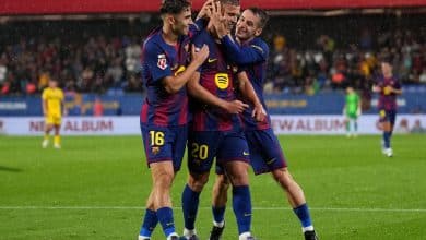 فيرمين لوبيز - داني أولمو - مارك كاسادو - برشلونة - المصدر (Getty images)