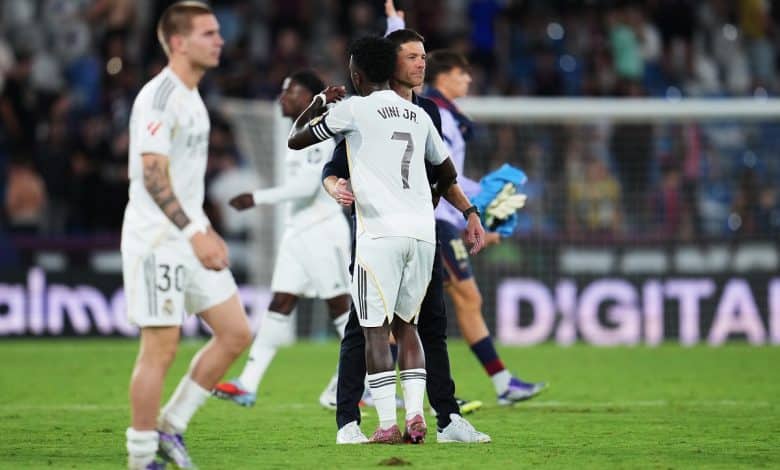 تشابي ألونسو - فينيسيوس جونيور - فرانكو ماستانتونو - ريال مدريد - المصدر (Getty images)