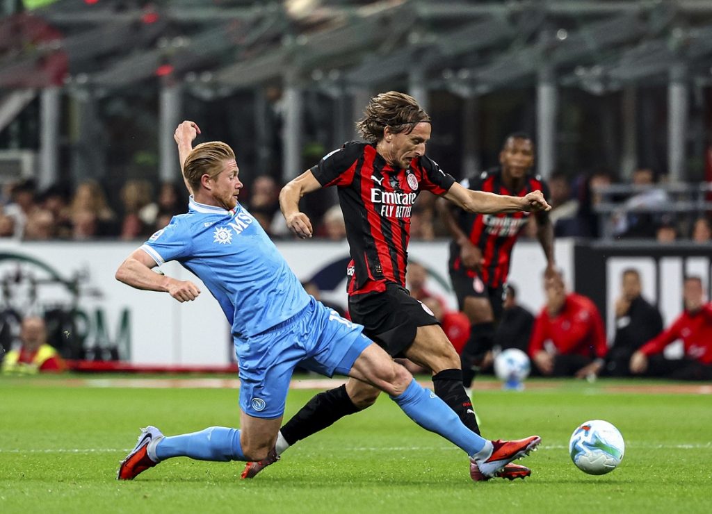 لوكا مودريتش - كيفين دي بروين - ميلان - نابولي - المصدر (Getty images)