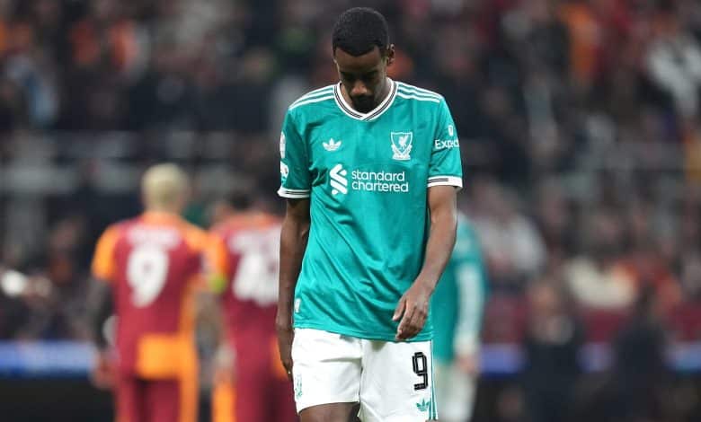 ألكسندر إيزاك - ليفربول - جالطة سراي - دوري أبطال أوروبا - المصدر (Getty images)