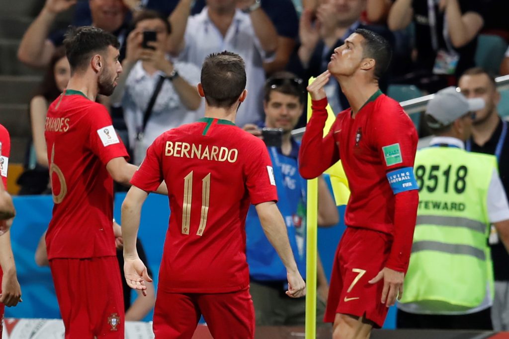 كريستيانو رونالدو - برناردو سيلفا - برونو فرنانديز - المصدر (Getty images)