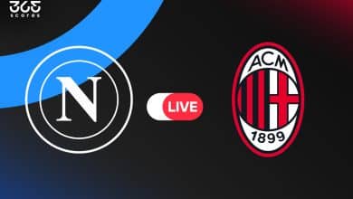 مباراة ميلان ضد نابولي