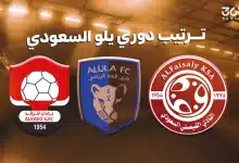 جدول ترتيب دوري يلو 2026/2025