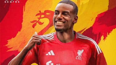 ألكسندر إيزاك لاعبًا لـ ليفربول