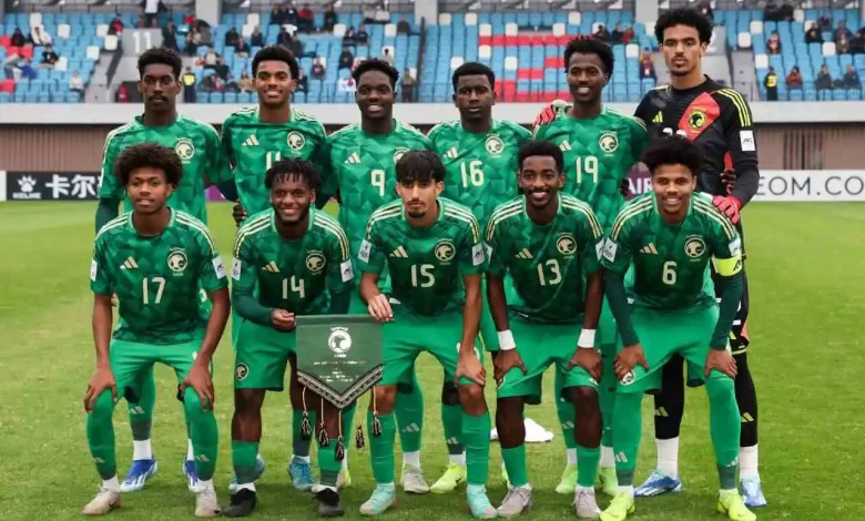 موعد مباراة السعودية ضد كولومبيا والقنوات الناقلة في كأس العالم للشباب