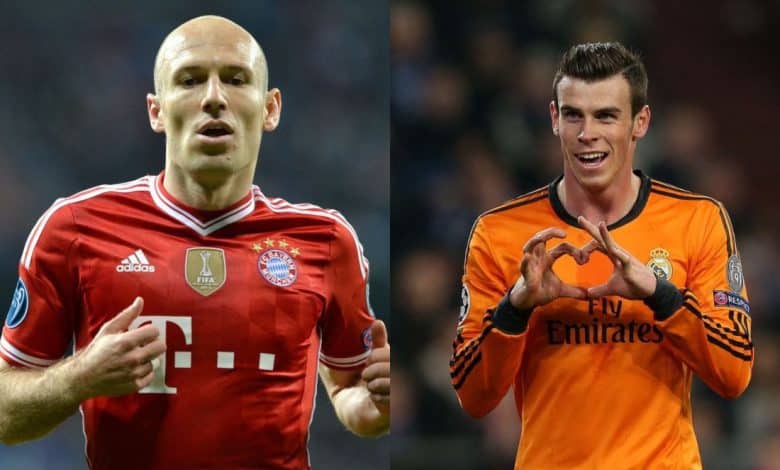 آرين روبن - جاريث بيل - المصدر: gettyimages