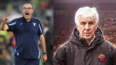 ديربي روما - جاسبريني - ساري - المصدر (Getty images)