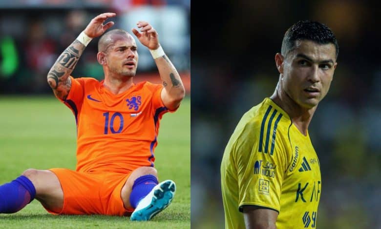 كريستيانو رونالدو - ويسلي شنايدر (المصدر: gettyimages)