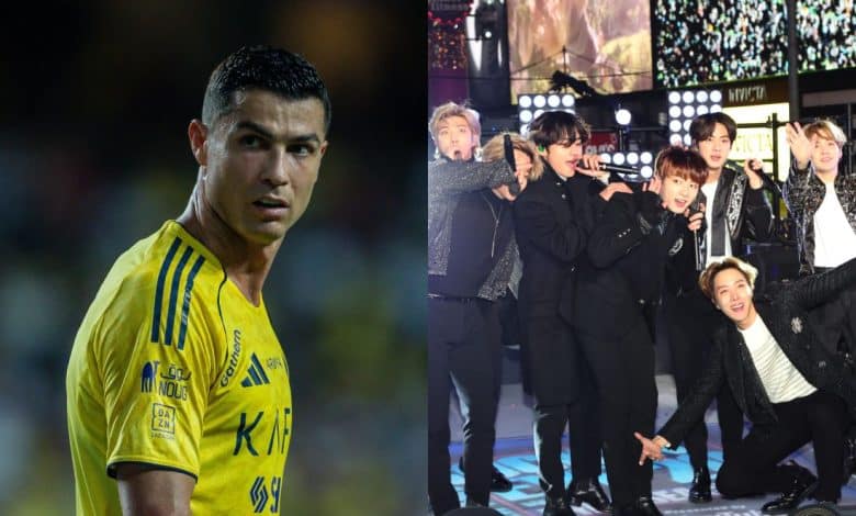 كريستيانو رونالدو - BTS - المصدر: gettyimages