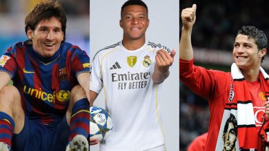 كيليان مبابي - كريستيانو رونالدو - ليونيل ميسي - (المصدر gettyimages)