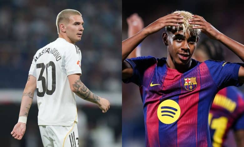 لامين يامال - فرانكو ماستانتونو - المصدر: gettyimages