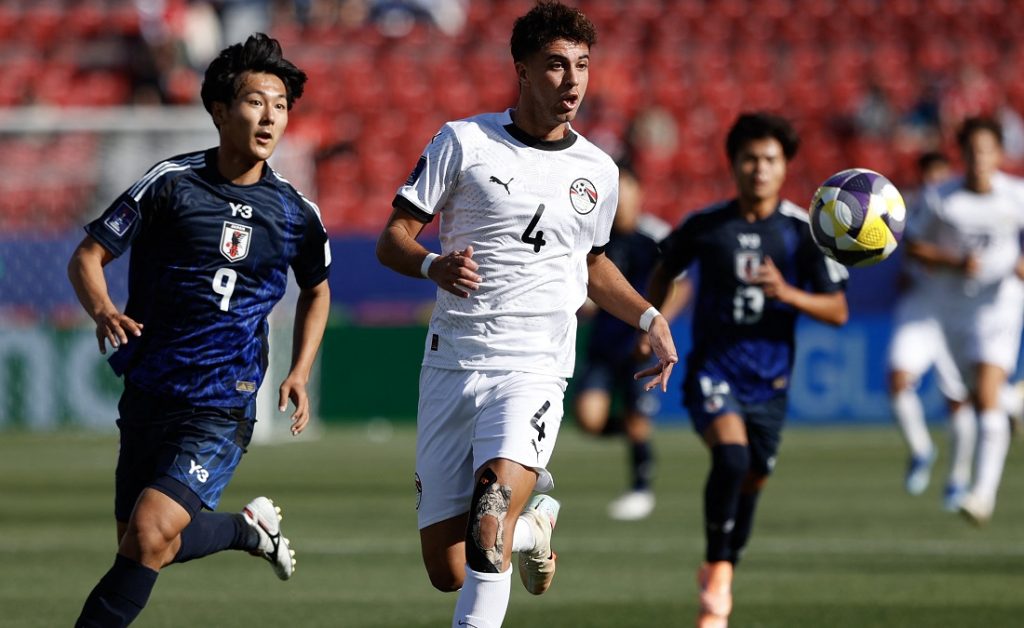 منتخب مصر للشباب ضد اليابان - المصدر :getty images