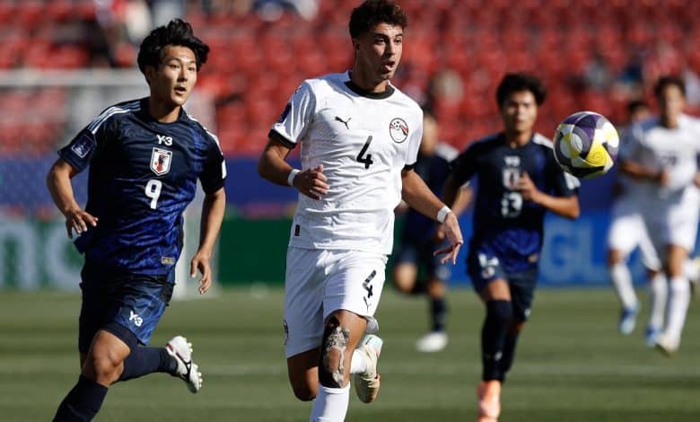 منتخب مصر للشباب ضد اليابان - المصدر :getty images