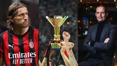 ميلان - ماسيمليانو أليجري - لوكا مودريتش - المصدر (Getty images)