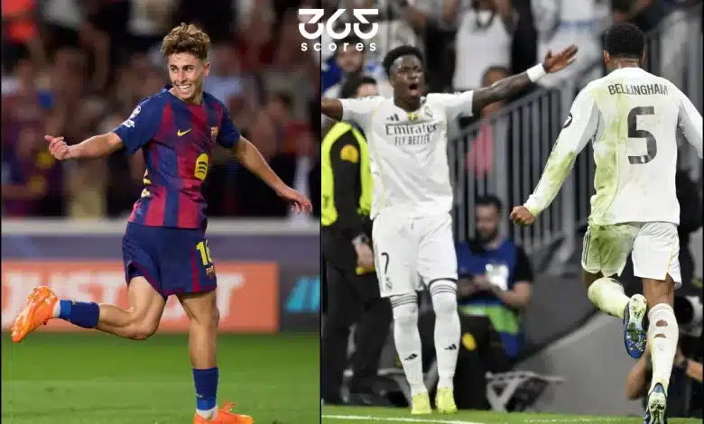 موعد مباراة ريال مدريد ضد برشلونة بالجولة 10 في الكلاسيكو والقنوات الناقلة