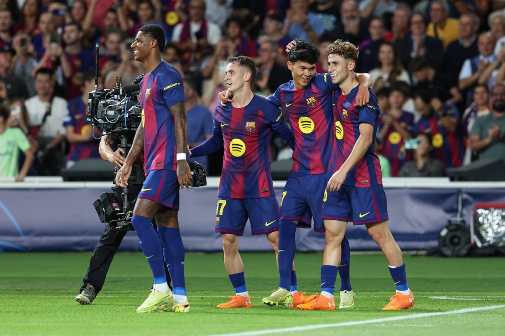 فيرمين لوبيز - درو فرنانديز - مارك كاسادو - أليخاندرو بالدي - برشلونة - المصدر (Getty images)