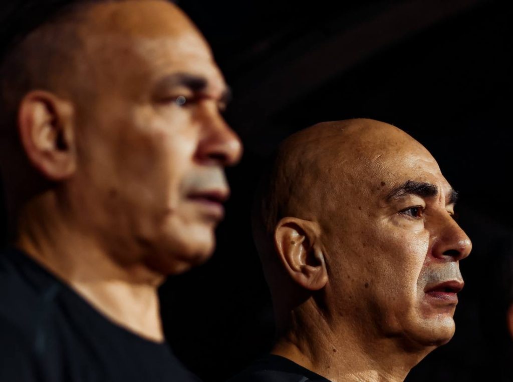 إبراهيم حسن وحسام حسن منتخب مصر.. تصوير: مصطفى الشحات