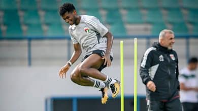 يحيى الغساني لاعب منتخب الإمارات - المصدر: الحساب الرسمي لمنتخب الإمارات