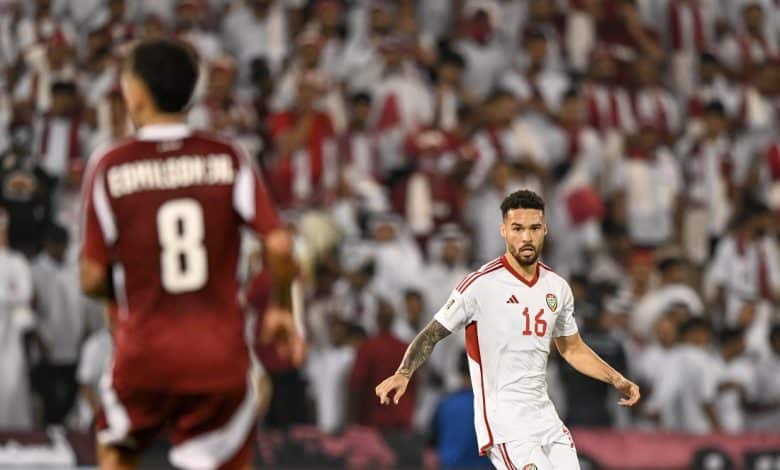 الإمارات ضد قطر- المصدر: الحساب الرسمي لمنتخب الإمارات