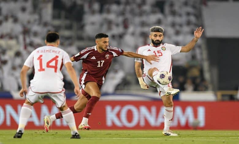 الإمارات ضد قطر- المصدر: الحساب الرسمي لمنتخب الإمارات