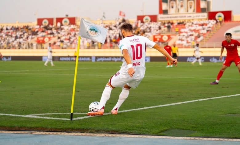 الوحدة ضد البطائح- المصدر: حساب رابطة المحترفين الإماراتية