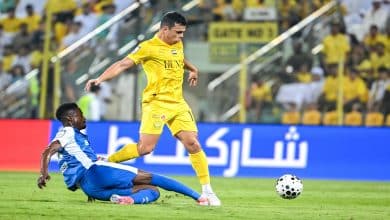 الوصل ضد النصر- المصدر: حساب رابطة المحترفين الإماراتية