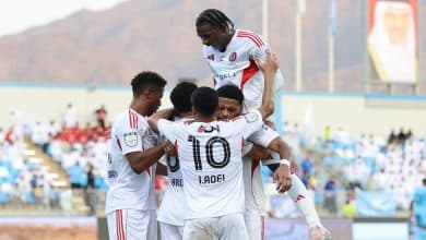 الجزيرة ضد دبا الفجيرة- المصدر: حساب رابطة المحترفين الإماراتية