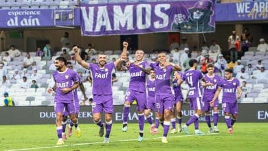 العين ضد بني ياس- المصدر: حساب رابطة المحترفين الإماراتية