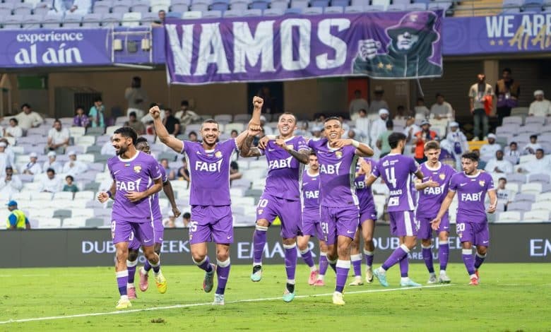 العين ضد بني ياس- المصدر: حساب رابطة المحترفين الإماراتية