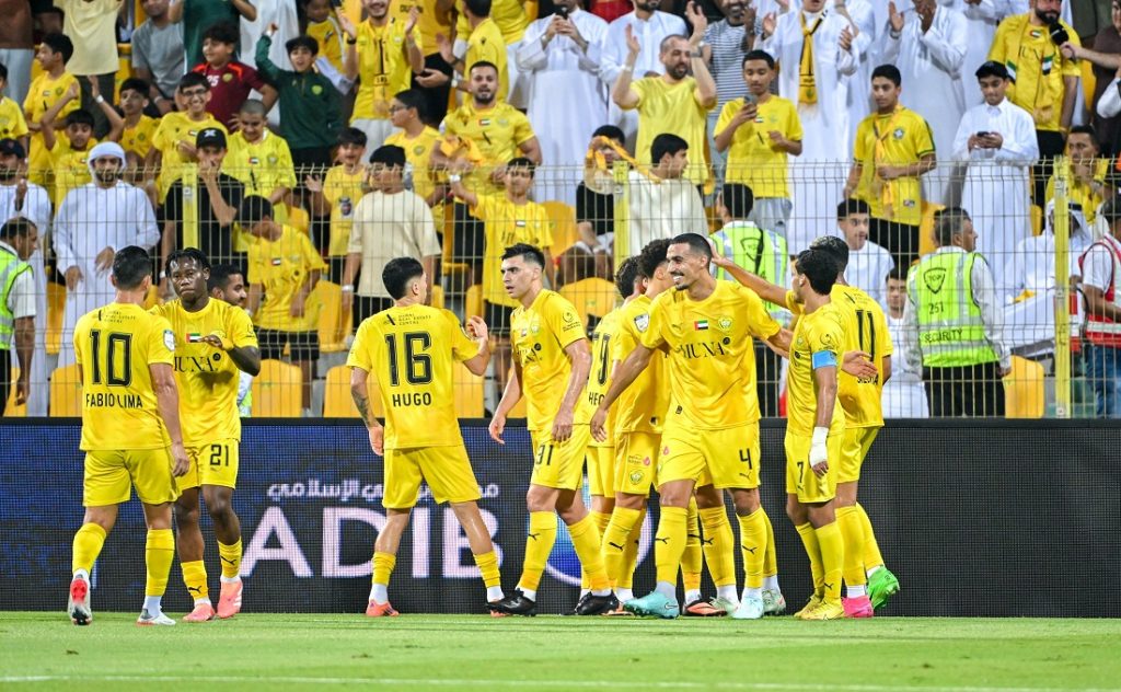 الوصل ضد النصر - المصدر: حساب رابطة المحترفين الإماراتية