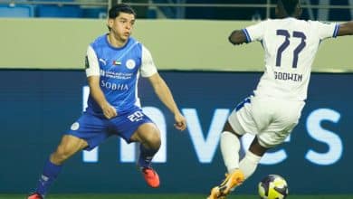 النصر ضد بني ياس - المصدر: حساب رابطة المحترفين الإماراتية