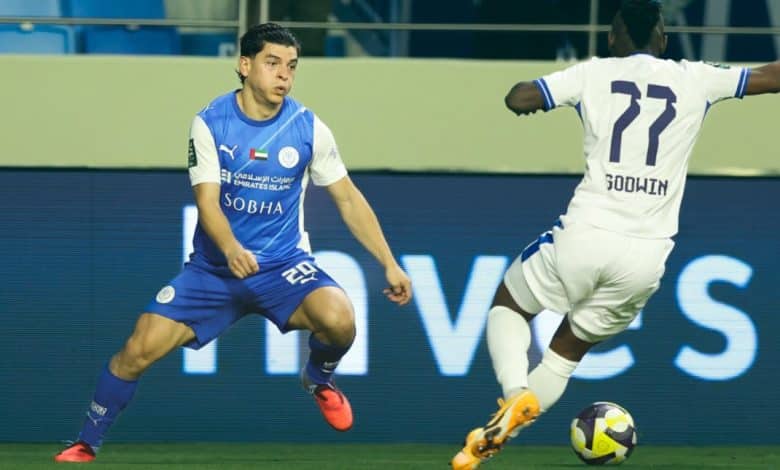 النصر ضد بني ياس - المصدر: حساب رابطة المحترفين الإماراتية