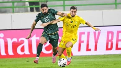 الوصل ضد خورفكان- المصدر: حساب رابطة المحترفين الإماراتية