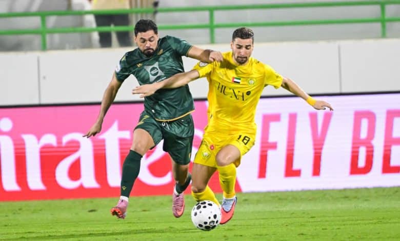 الوصل ضد خورفكان- المصدر: حساب رابطة المحترفين الإماراتية