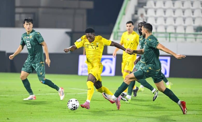 الوصل ضد خورفكان- المصدر: حساب رابطة المحترفين الإماراتية