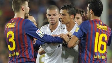 كريستيانو رونالدو - جيرارد بيكيه - سيرجيو بوسكيتس - بيبي - ريال مدريد - برشلونة - المصدر (Getty images)