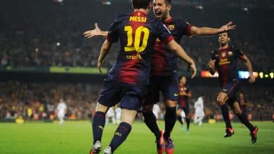 ليونيل ميسي - جوردي ألبا - برشلونة - المصدر (Getty images)